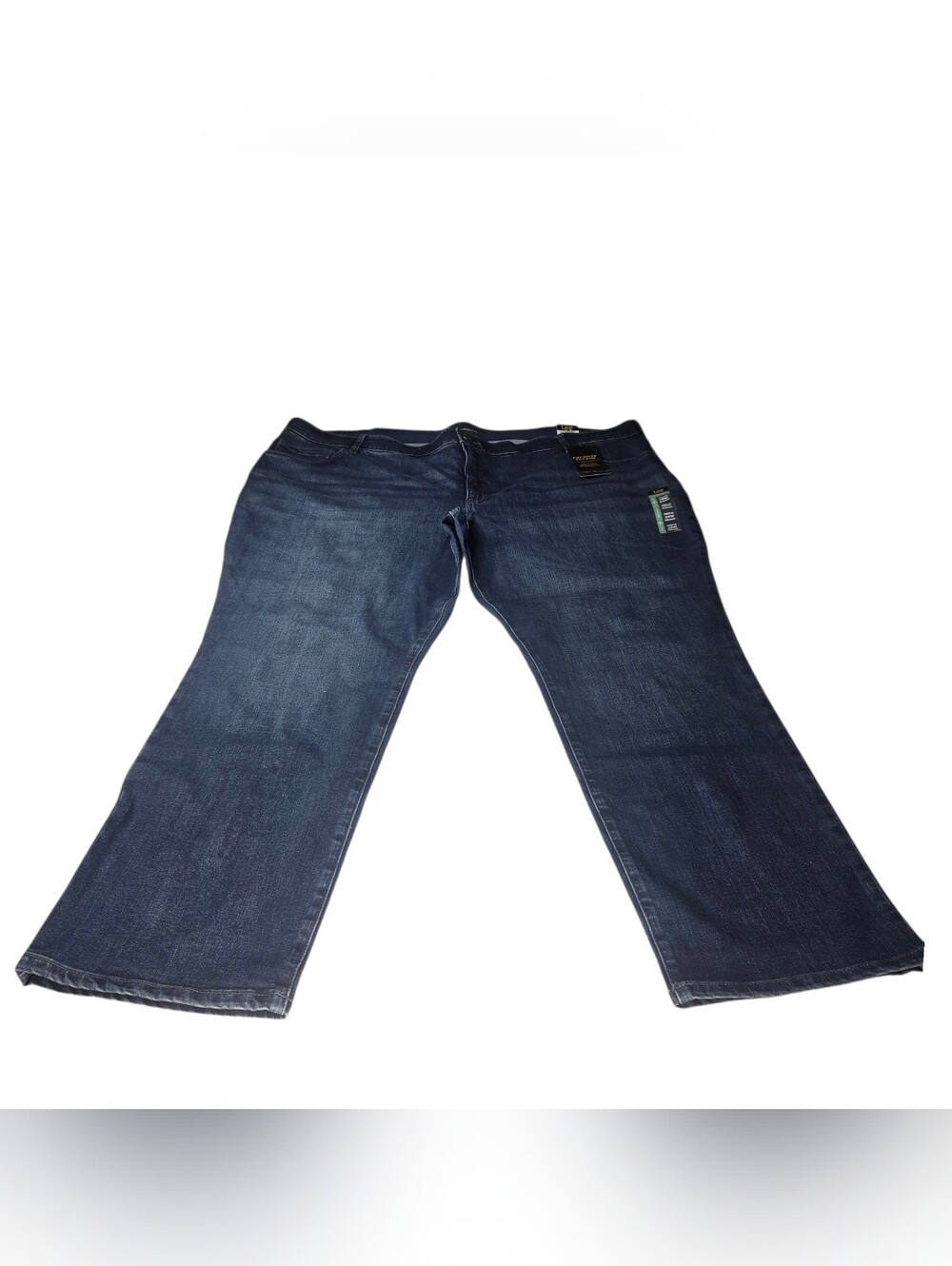 Lee Women's Straight Leg Jeans in Dark Blue Denim